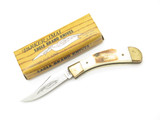 Vintage 1980s Parker Imai Seki Japan K542 Stag Folding Lockback Pocket Knife - C