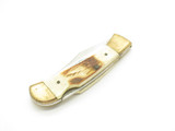 Vintage 1980s Parker Imai Seki Japan K542 Stag Folding Lockback Pocket Knife - D