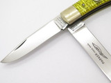 Vtg Parker Seki Japan Gold Sparkle Bullet Trapper Folding Pocket Knife
