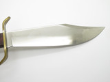 Vintage 1970s Western USA W49 Fixed Blade Survival Bowie Knife & Sheath