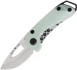 Buck 417 Budgie S35VN Blade Jade G10 Handle Framelock Folding Pocket Knife
