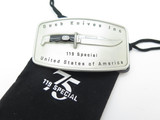 Buck 119 Special 75th Anniversary Commemorative Pewter Belt Buckle
