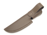 Buck 191 192 Zipper Vanguard Fixed 4.25" Blade Knife Brown Leather Sheath