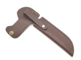 Buck 119 Special Fixed 6" Blade Knife Burgundy Leather Sheath