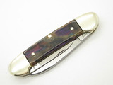 Vtg Bertram Hen & Rooster Solingen 352 Swirl Canoe Folding Pocket Knife