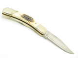 Vintage 1980s Parker Imai Seki Japan K248-D Stag Folding Lockback Pocket Knife