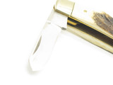 Vintage 1980s Parker Imai Seki Japan K296 Stag Folding 4" Stockman Pocket Knife