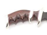 Buck Custom 904 Jeff Leggerton Ironwood Sub Hilt Bowie Black Fixed Blade Knife