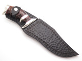Buck Custom 904 Jeff Leggerton Ironwood Sub Hilt Bowie Black Fixed Blade Knife