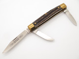 Vtg 1978 Browning Centennial Solingen Germany Stag Folding Pocket Knife Set of 3