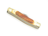 Vintage 1980s Parker Imai Seki Japan K296 Bone Stockman Folding Pocket Knife