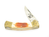 Vintage 1980s Parker Imai Seki Japan K116-C Jigged Bone Folding Lockback Knife