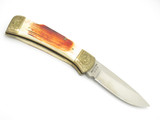 Vintage 1980s Parker Imai Seki Japan K538-B Jigged Bone Folding Lockback Knife