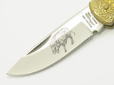 Vintage 1980s Parker Imai Seki Japan K538 Jigged Bone 4" Folding Lockback Knife