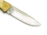 Vintage 1980s Parker Imai Seki Japan K538-D Bone 4" Folding Lockback Knife