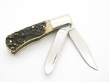 Vtg Parker Seki Japan Stag Baby Trapper Folding Pocket Knife