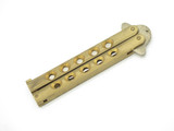 Vintage 1980s Parker Imai Seki Japan K533 Brass Handle Folding Butterfly Knife