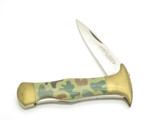 Vintage 1980s Parker Imai Seki Japan K47 Camo Folding Boot Lockback Pocket Knife