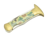 Vintage 1980s Parker Imai Seki Japan K47 Camo Folding Boot Lockback Pocket Knife