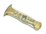 Vintage 1980s Parker Imai Seki Japan K47 Camo Folding Boot Lockback Pocket Knife