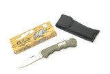 Vintage 1980s Parker Imai Seki Japan Green 4.25" Folding Hunter Lockback Knife