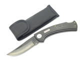 Vintage 1980s Parker Imai Seki Japan K115-C Black 4.62" Folding Hunter Knife