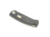 Vintage 1980s Parker Imai Seki Japan K115-C Black 4.62" Folding Hunter Knife