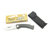 Vintage 1980s Parker Imai Seki Japan K115-E Black 4.62" Folding Hunter Knife