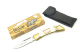 Vintage 1980s Parker Imai Seki Japan K267 Stag 5" Folding Hunter Lockback Knife