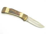 Vintage 1980s Parker Imai Seki Japan K539-B Stag 4.75" Folding Hunter Knife