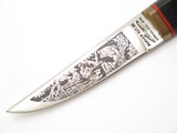 Vintage 1980s Parker Puukoo Tak Fukuta Seki Japan Fixed Hunting Knife