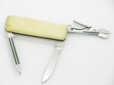 Vtg Parker Honest Abe Seki Japan Small Lobster Bone Folding Pocket Knife