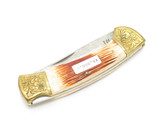 Vintage 1980s Parker Imai Seki Japan K115 Jigged Bone 4.62" Folding Hunter Knife