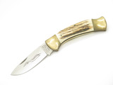 Vintage 1980s Parker Imai Seki Japan K115 Stag 4.62" Folding Hunter Knife
