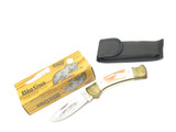 Vintage 1980s Parker Imai Seki Japan K115-C Stag 4.62" Folding Hunter Knife