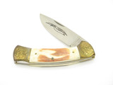 Vintage 1980s Parker Imai Seki Japan K115-C Stag 4.62" Folding Hunter Knife