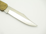 Vintage 1980s Parker Imai Seki Japan Brass 4.87" Folding Hunter Lockback Knife