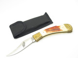 Vintage 1980s Parker Imai Seki Japan K540-C Jigged Bone 5" Folding Hunter Knife