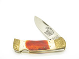 Vintage 80s Parker Imai Seki Japan K539-B Jigged Bone 4.87" Folding Hunter Knife