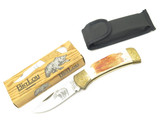 Vintage 80s Parker Imai Seki Japan K539-C Jigged Bone 4.87" Folding Hunter Knife