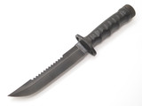 Vtg '80s Seizo Imai Seki Japan Parker Prototype Black Tanto Fixed Survival Knife