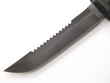 Vtg '80s Seizo Imai Seki Japan Parker Prototype Black Tanto Fixed Survival Knife