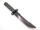 Vtg '80s Seizo Imai Seki Japan Parker Prototype Black Tanto Fixed Survival Knife