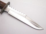Vtg Imax Seizo Imai Seki Japan 13.6" Fixed Satin Blade Bowie Survival Knife