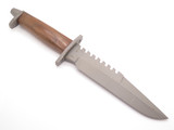 Vtg Imax Seizo Imai Seki Japan 13.6" Fixed Beadblast Blade Bowie Survival Knife
