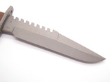 Vtg Imax Seizo Imai Seki Japan 13.6" Fixed Beadblast Blade Bowie Survival Knife