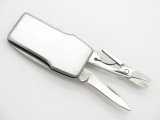 Vtg Parker Frost Seki Japan Lobster Money Clip Stainless Folding Pocket Knife