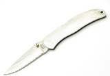 Vintage 80s Parker Imai Seki Japan Stainless 4.25" Folding Lockback Hunter Knife
