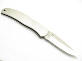 Vintage 80s Parker Imai Seki Japan Stainless 4.25" Folding Lockback Hunter Knife