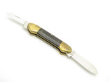 Vintage 1980s Parker Imai Seki Japan 3" Wood Brass Kayak Folding Pocket Knife